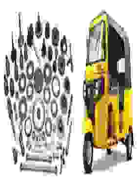 Auto rickshaw parts